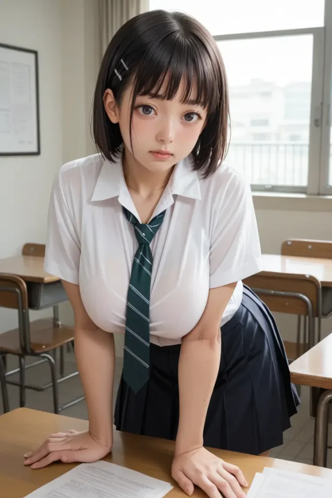 桐ヶ谷直葉のコスプレしたお姉さんのヌードグラビアAIエロ画像25枚目