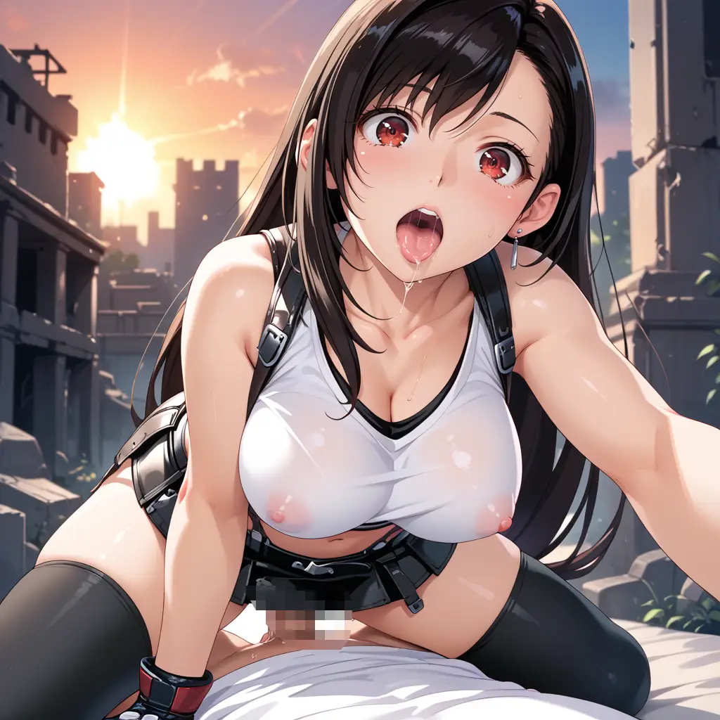 ファイナルファンタジーのティファの色々なセックスのAIエロ画像116枚目