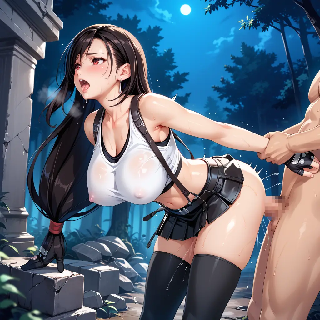ファイナルファンタジーのティファの色々なセックスのAIエロ画像129枚目