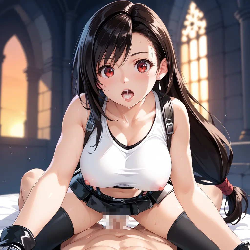 ファイナルファンタジーのティファの色々なセックスのAIエロ画像71枚目