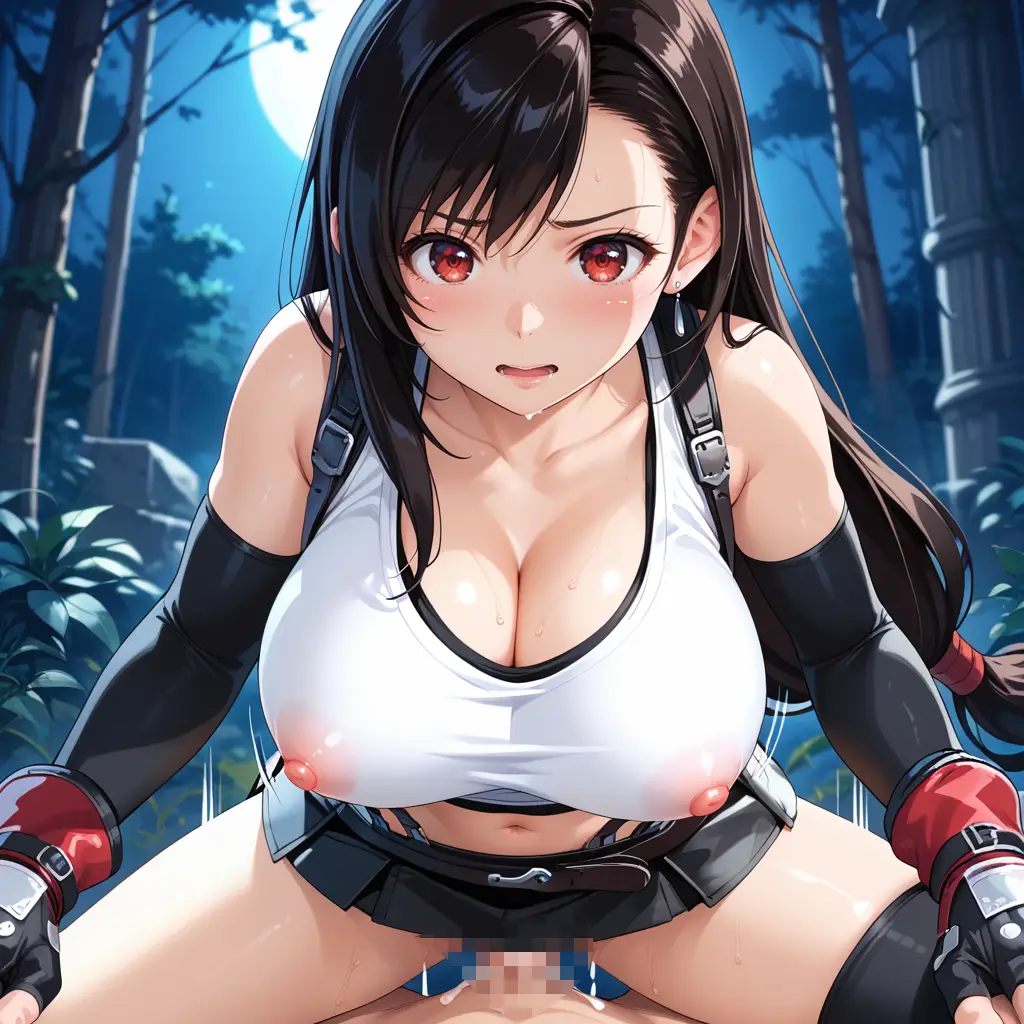 ファイナルファンタジーのティファの色々なセックスのAIエロ画像93枚目