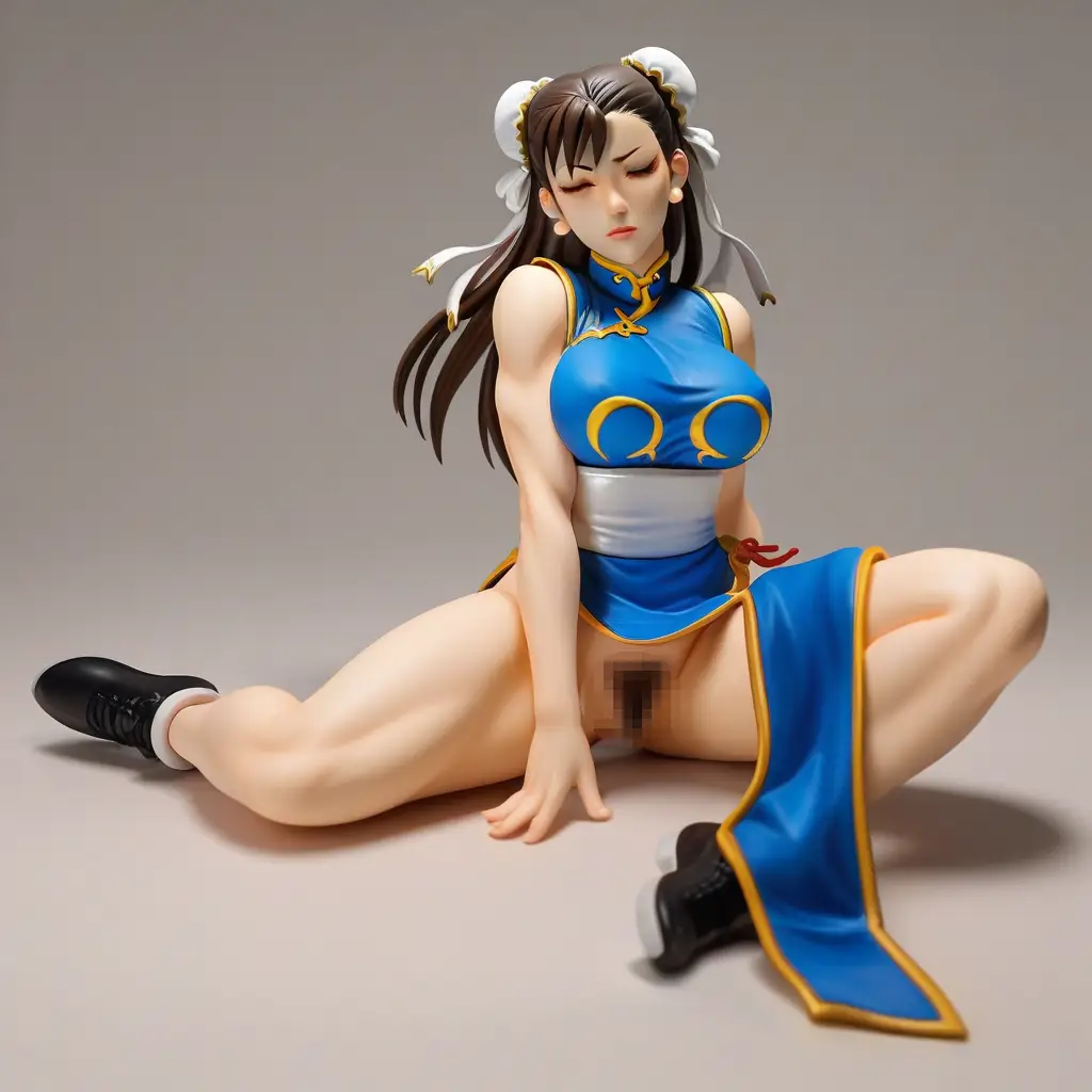 春麗のエッチなグラビアフィギュアが見れるAIエロ画像11枚目