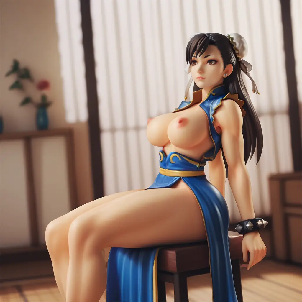 春麗のエッチなグラビアフィギュアが見れるAIエロ画像24枚目