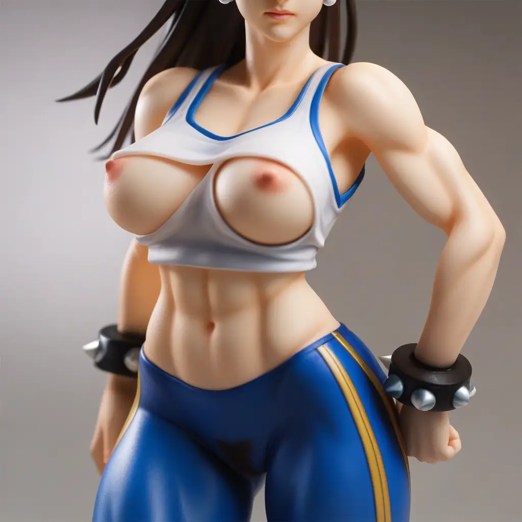 春麗のエッチなグラビアフィギュアが見れるAIエロ画像25枚目