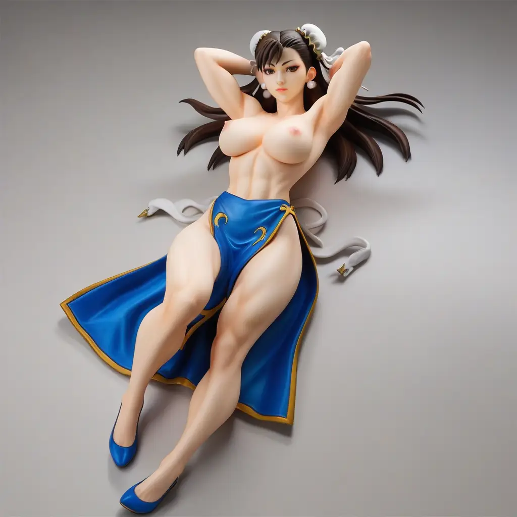 春麗のエッチなグラビアフィギュアが見れるAIエロ画像26枚目