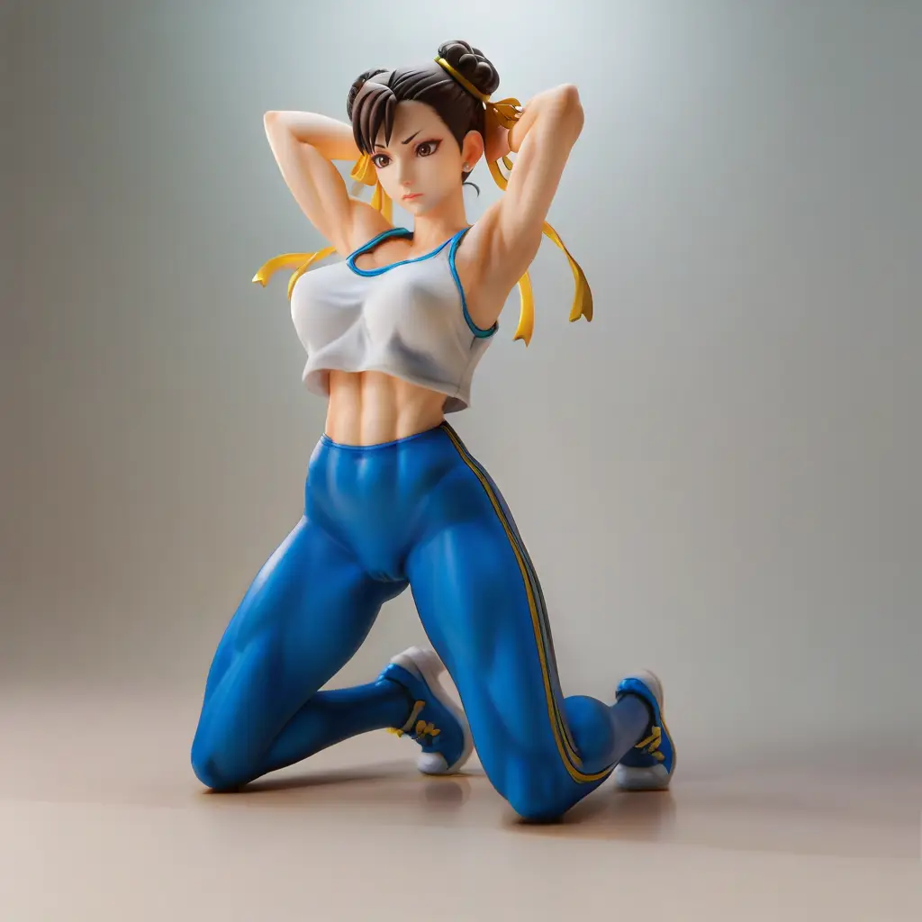 春麗のエッチなグラビアフィギュアが見れるAIエロ画像31枚目