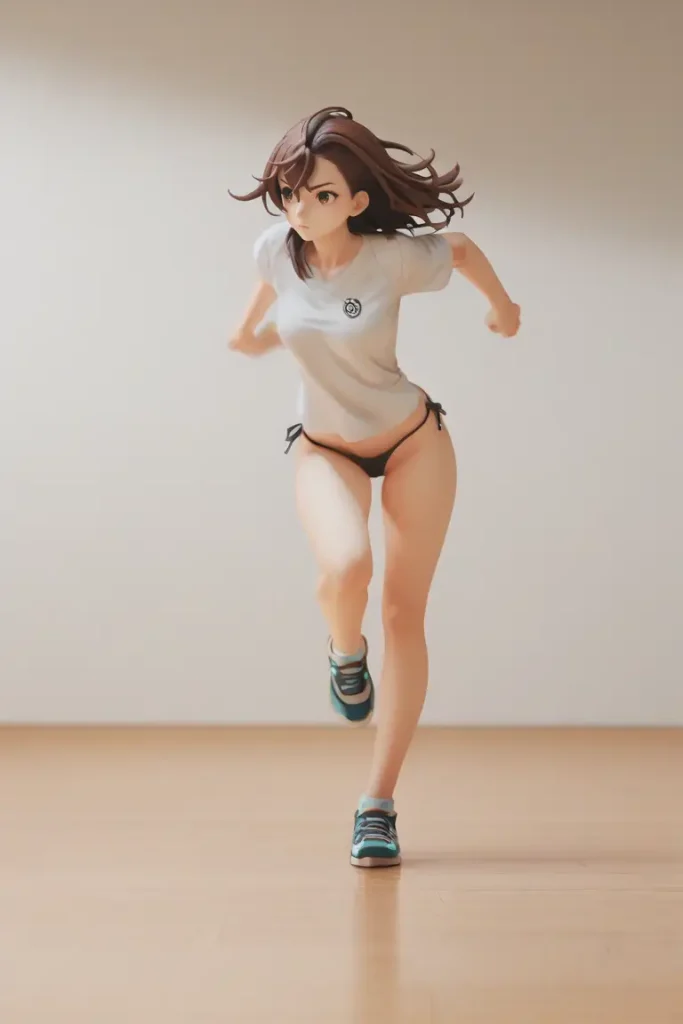 ダンダダンの綾瀬桃のエッチなフィギュアが拝めるAIエロ画像31枚目