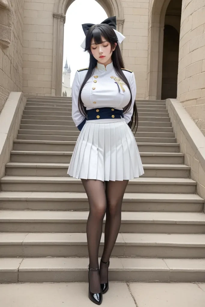 アズールレーン高雄のコスプレイヤーのヌードグラビアAIエロ画像38枚目