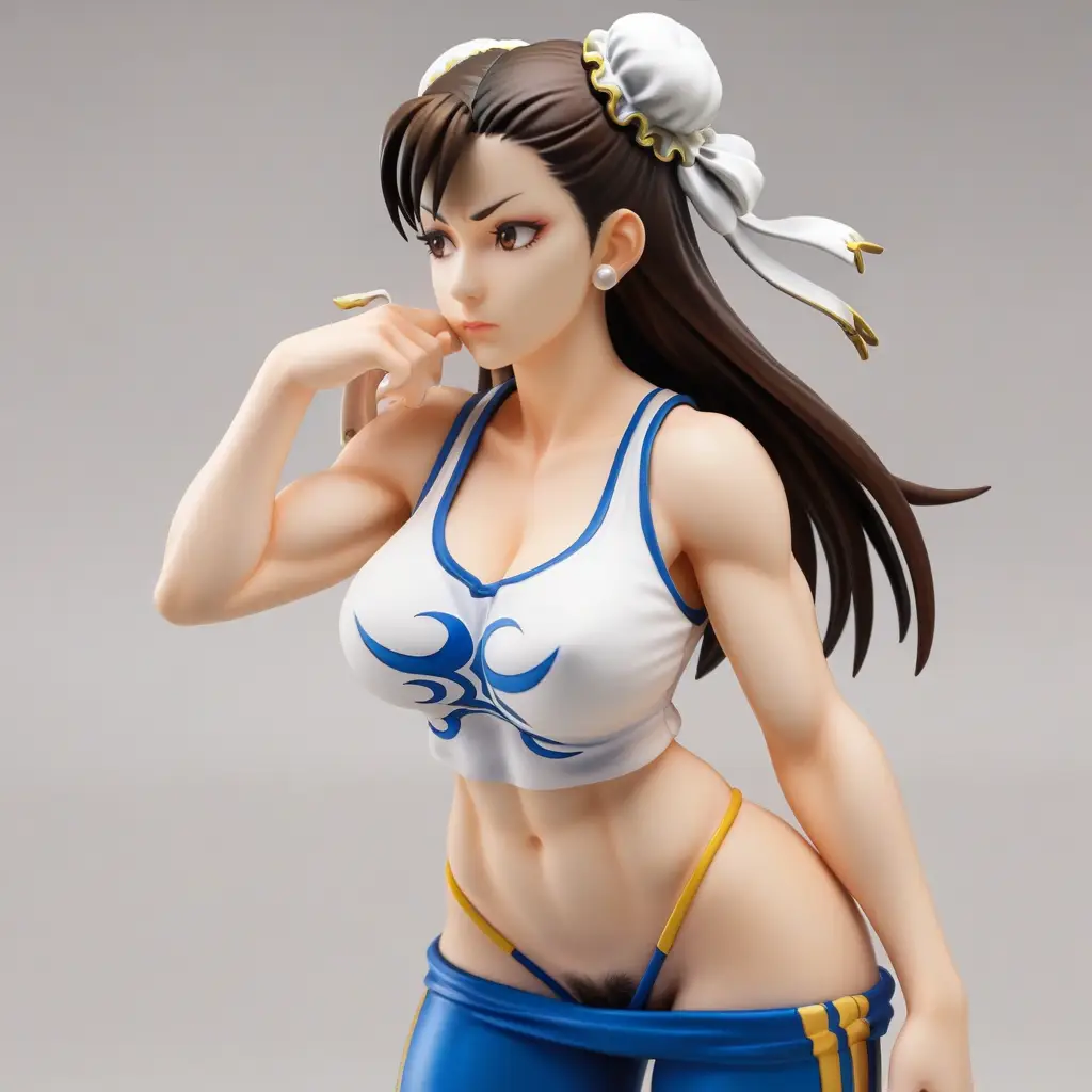 春麗のエッチなグラビアフィギュアが見れるAIエロ画像41枚目