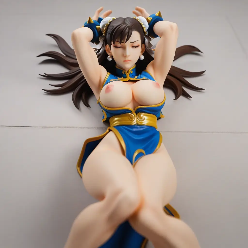 春麗のエッチなグラビアフィギュアが見れるAIエロ画像45枚目