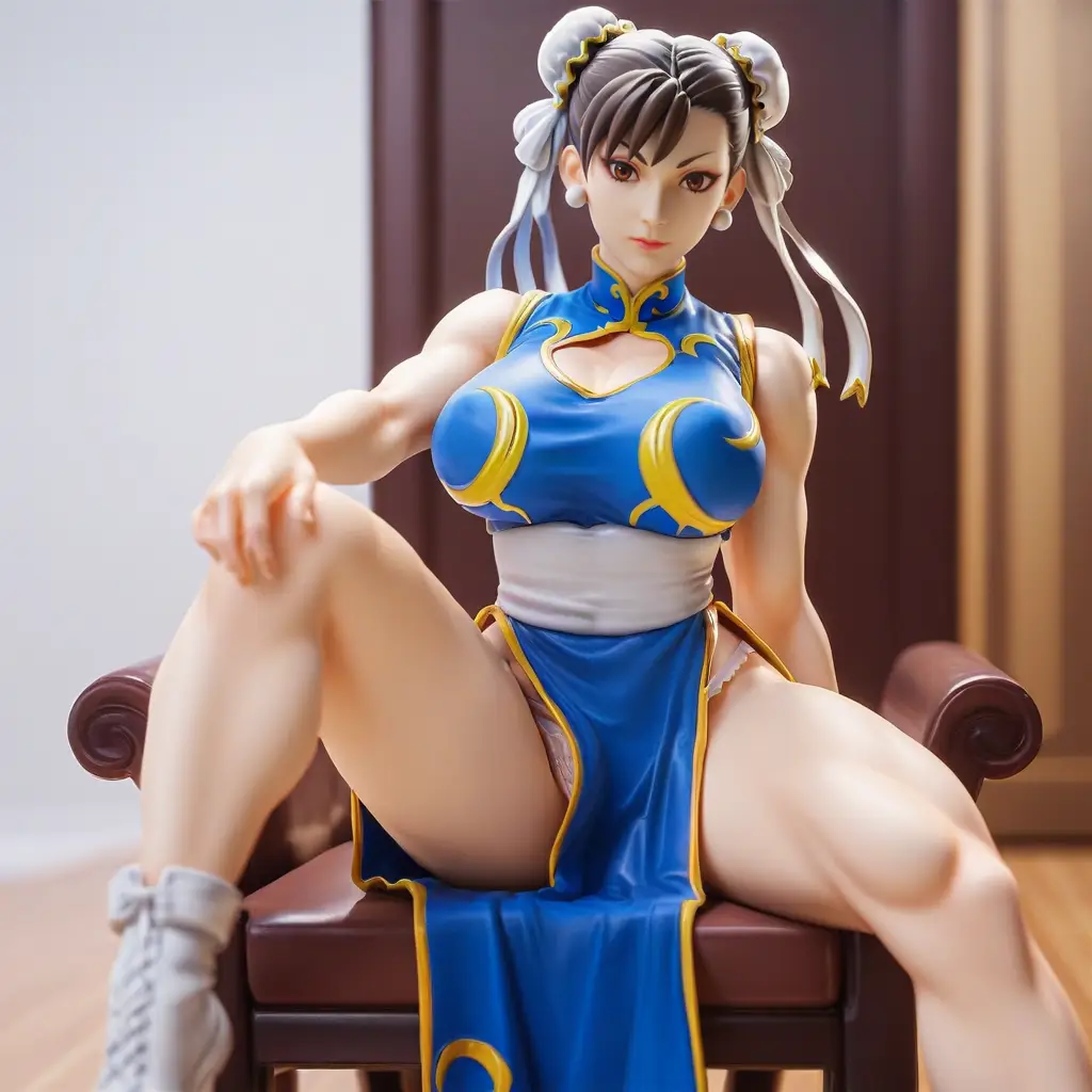 春麗のエッチなグラビアフィギュアが見れるAIエロ画像46枚目