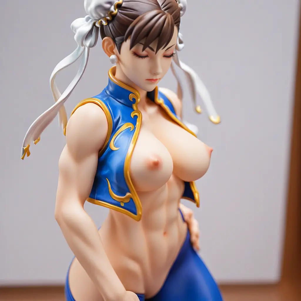 春麗のエッチなグラビアフィギュアが見れるAIエロ画像50枚目