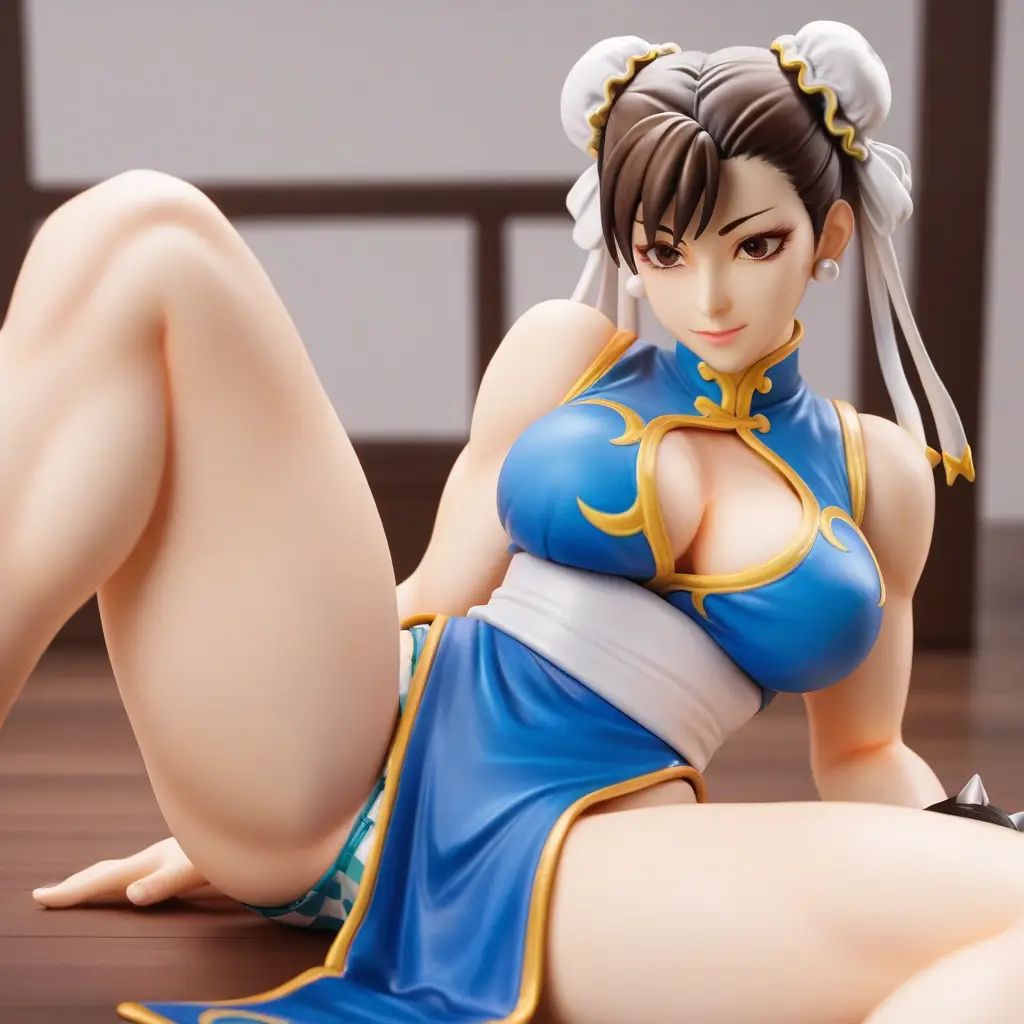 春麗のエッチなグラビアフィギュアが見れるAIエロ画像53枚目