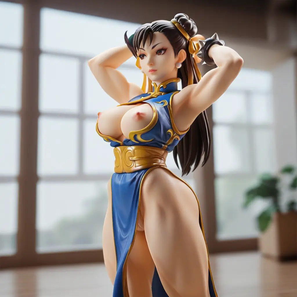 春麗のエッチなグラビアフィギュアが見れるAIエロ画像54枚目