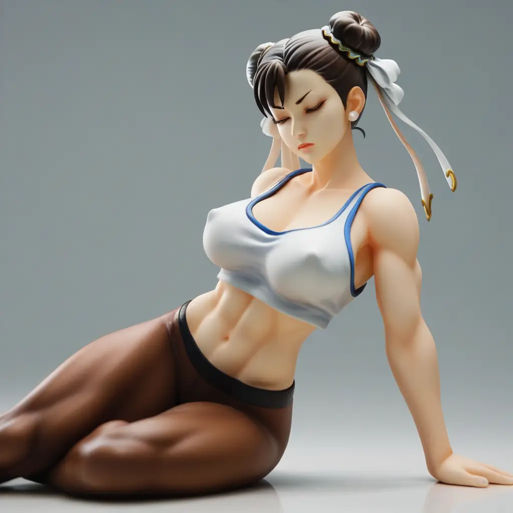 春麗のエッチなグラビアフィギュアが見れるAIエロ画像55枚目
