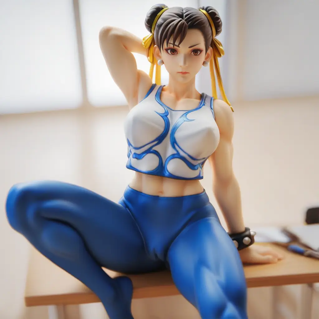 春麗のエッチなグラビアフィギュアが見れるAIエロ画像59枚目