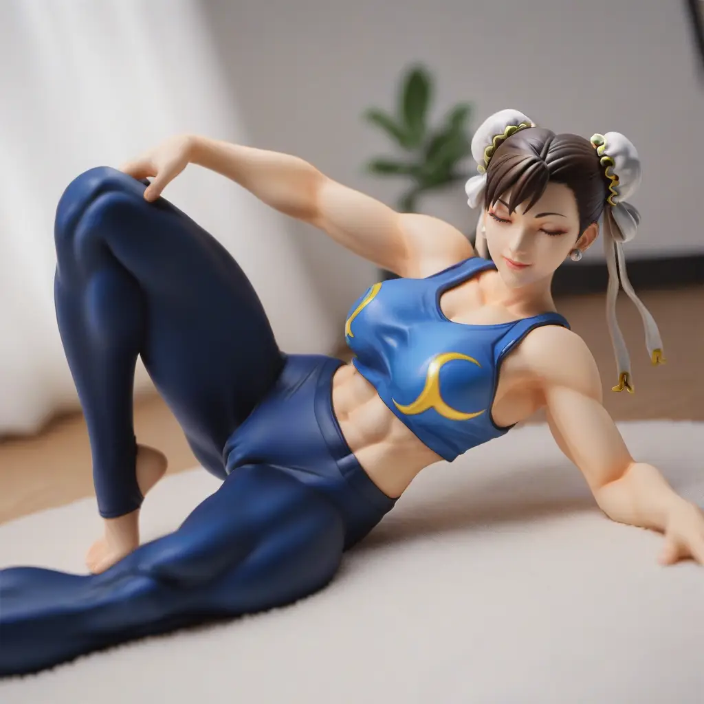春麗のエッチなグラビアフィギュアが見れるAIエロ画像60枚目
