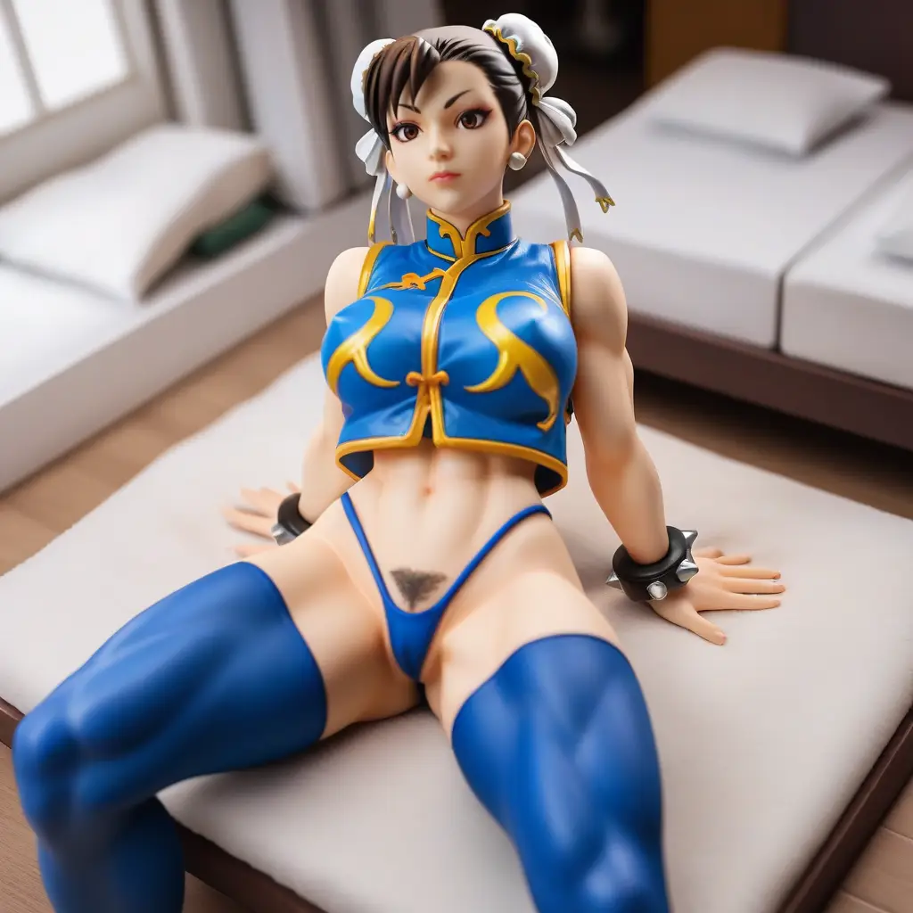 春麗のエッチなグラビアフィギュアが見れるAIエロ画像63枚目