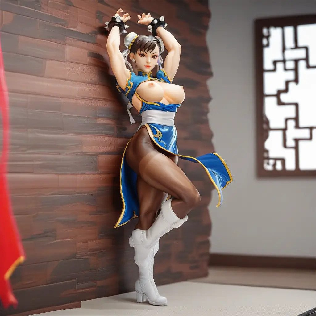 春麗のエッチなグラビアフィギュアが見れるAIエロ画像65枚目