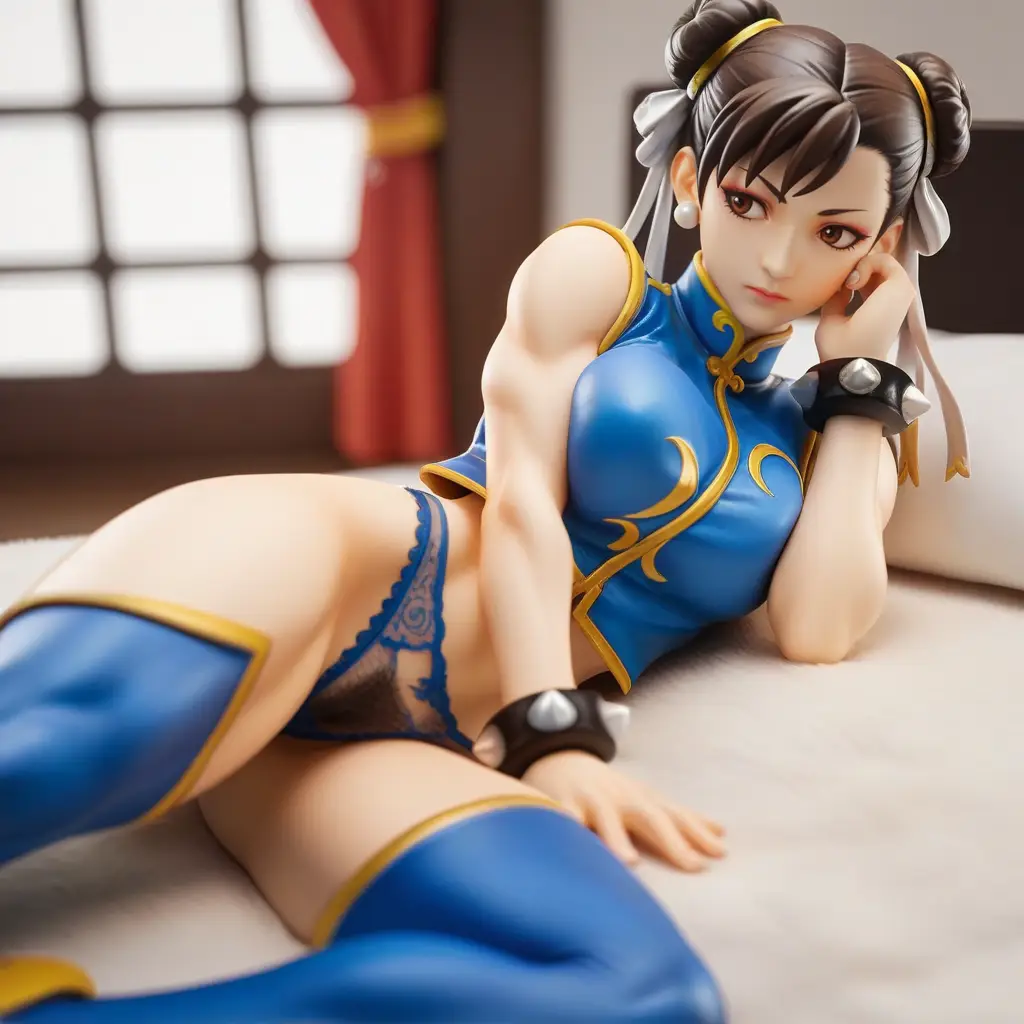 春麗のエッチなグラビアフィギュアが見れるAIエロ画像68枚目