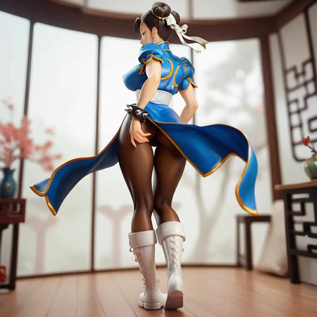 春麗のエッチなグラビアフィギュアが見れるAIエロ画像72枚目