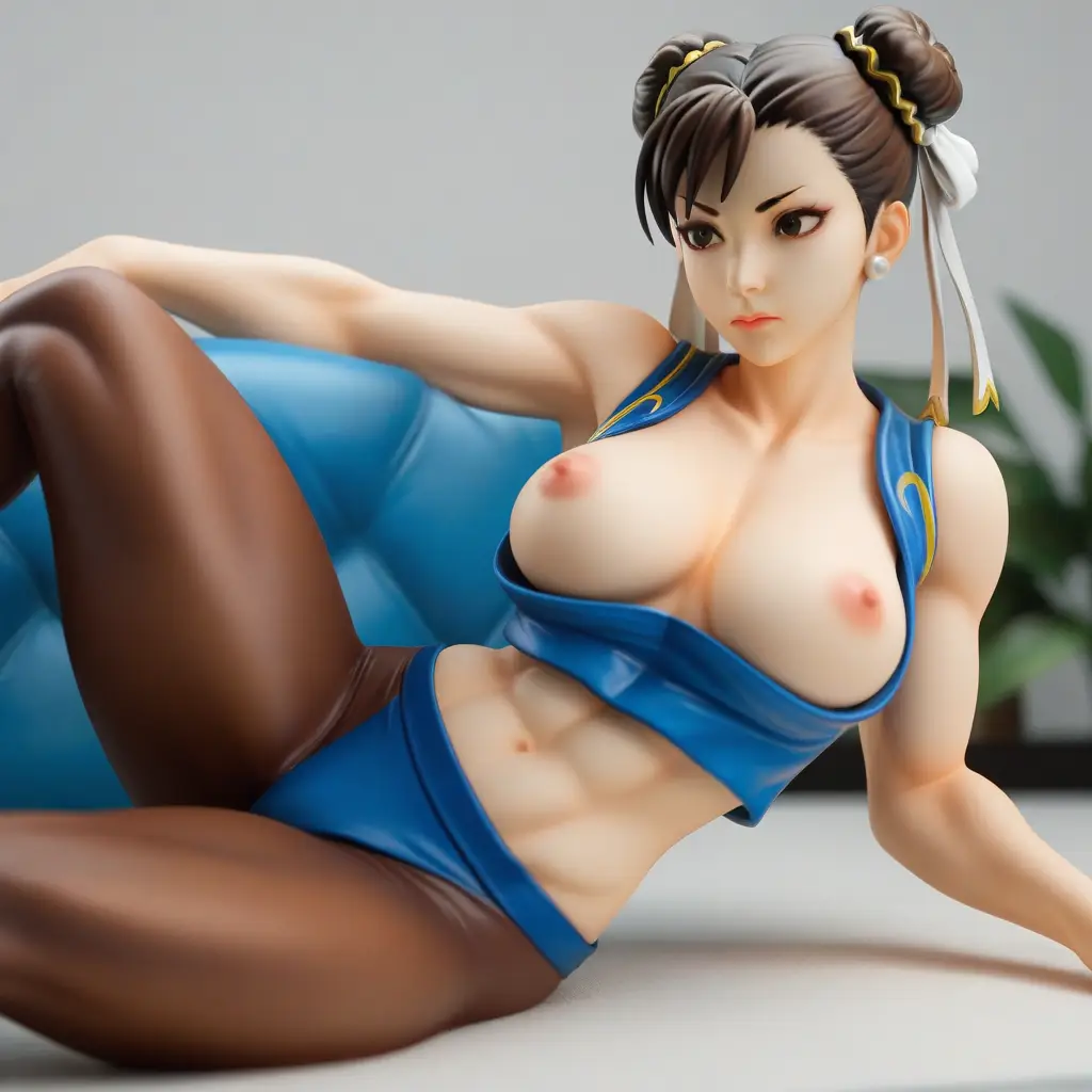 春麗のエッチなグラビアフィギュアが見れるAIエロ画像78枚目