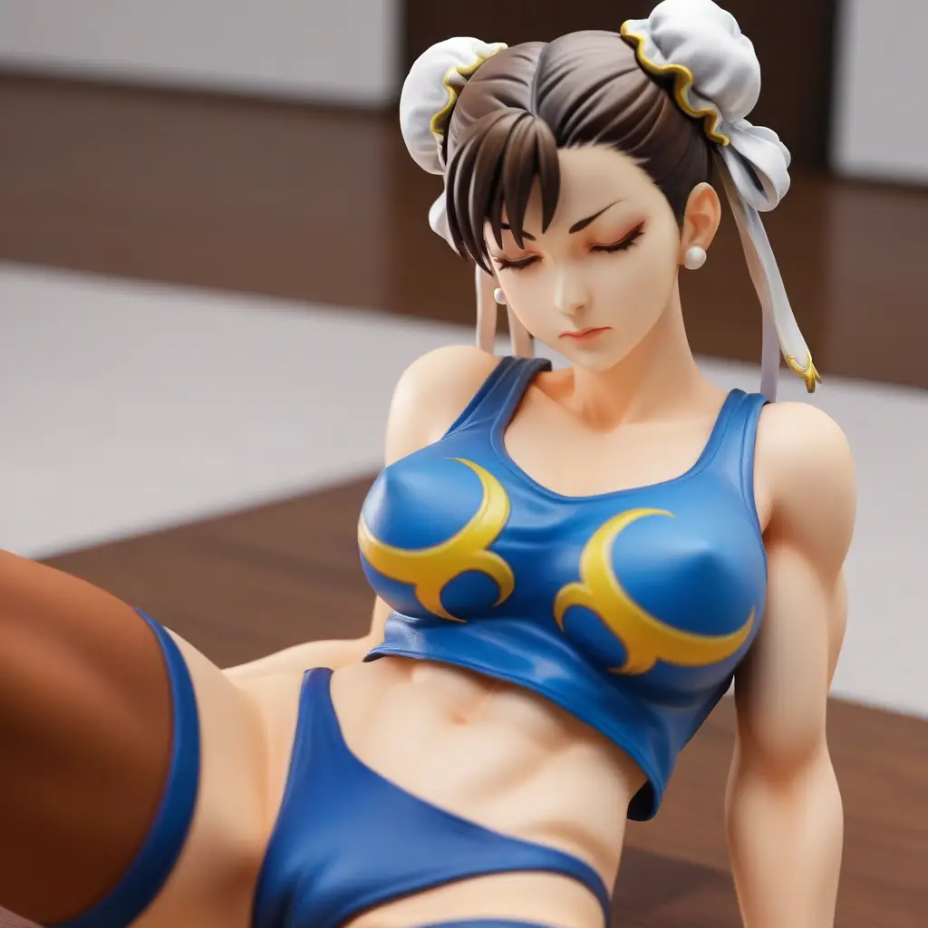 春麗のエッチなグラビアフィギュアが見れるAIエロ画像80枚目