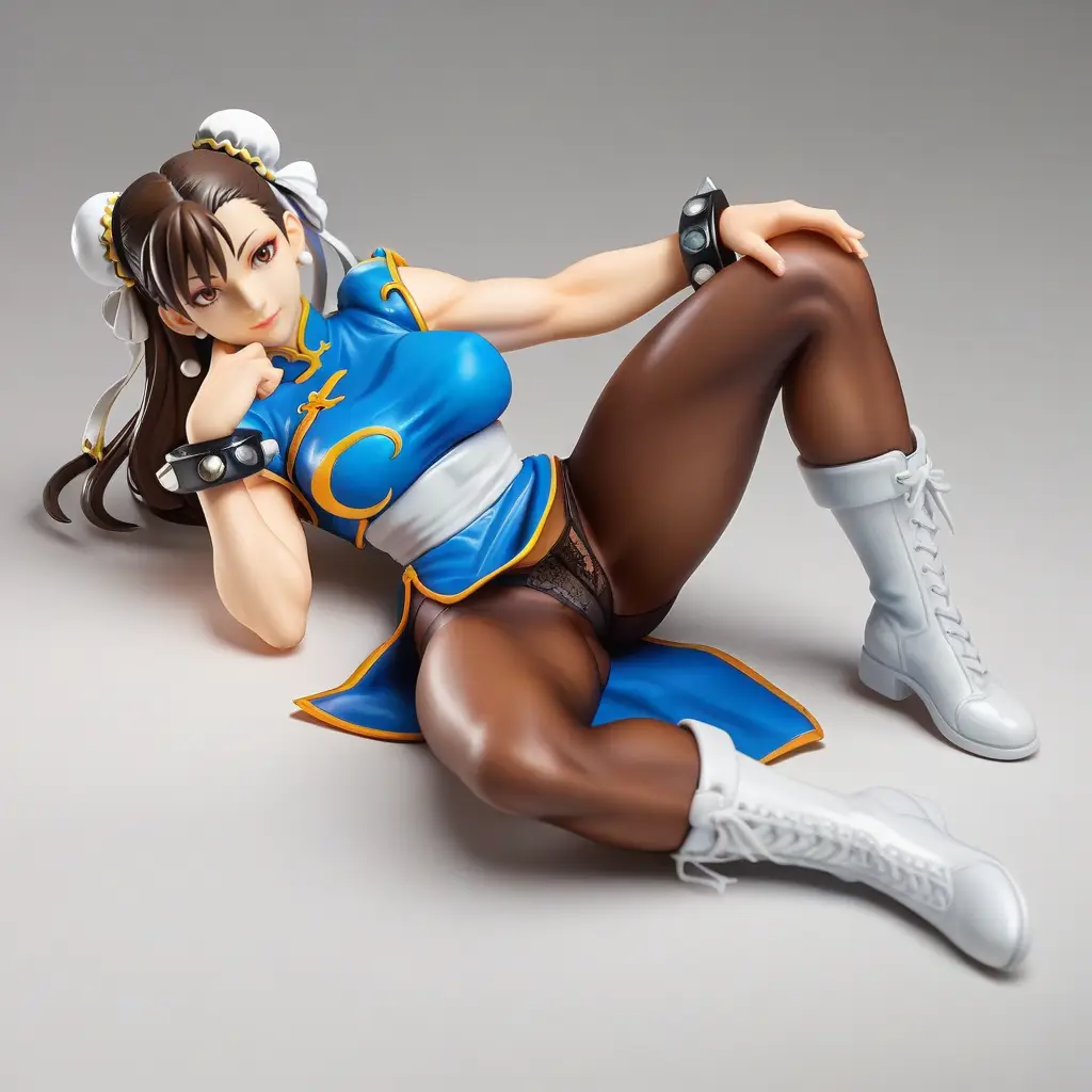 春麗のエッチなグラビアフィギュアが見れるAIエロ画像89枚目