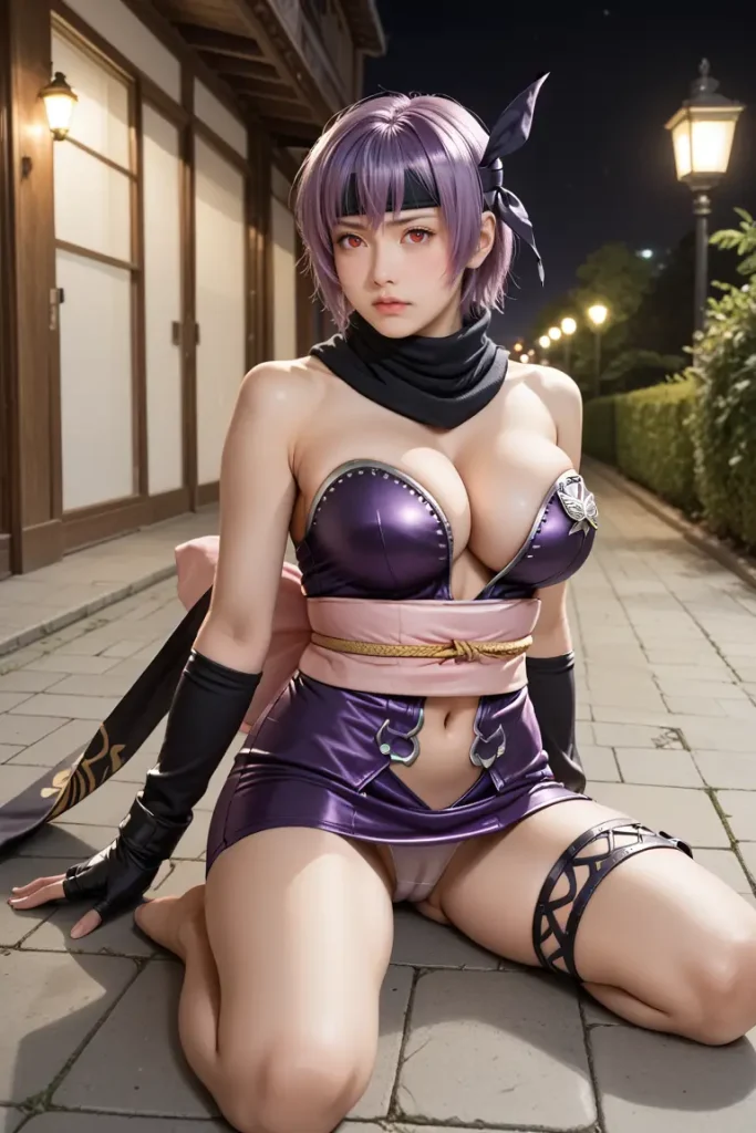 デッドオアアライブのあやねのコスプレイヤーがエッチなグラビアにチャレンジするAIエロ画像18枚目