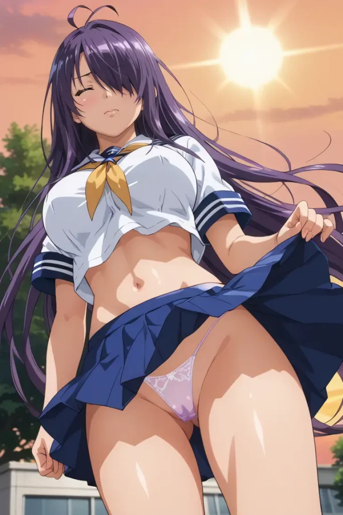 一騎当千の関羽のパンチラエロ画像4枚目