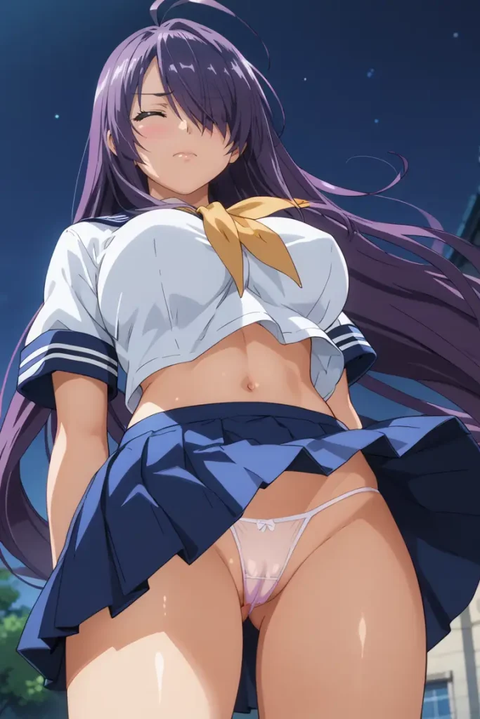 一騎当千の関羽のパンチラエロ画像9枚目