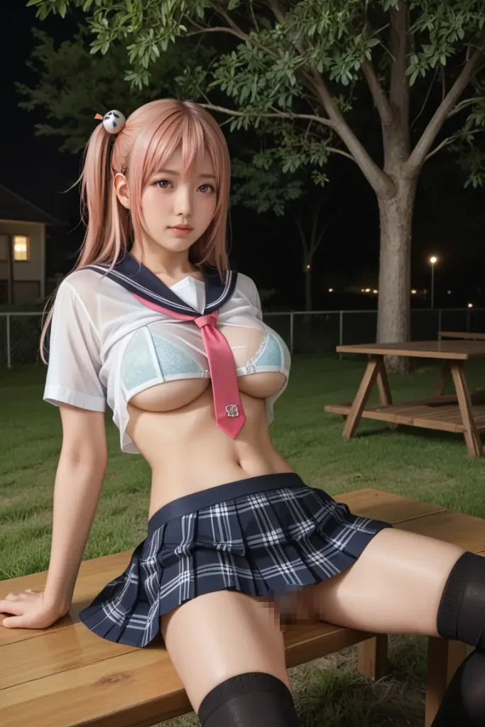 DOAほのかのコスプレイヤーがセクシーセーラー服を着るエロ画像27枚目