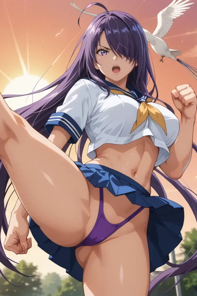 一騎当千の関羽のパンチラエロ画像34枚目