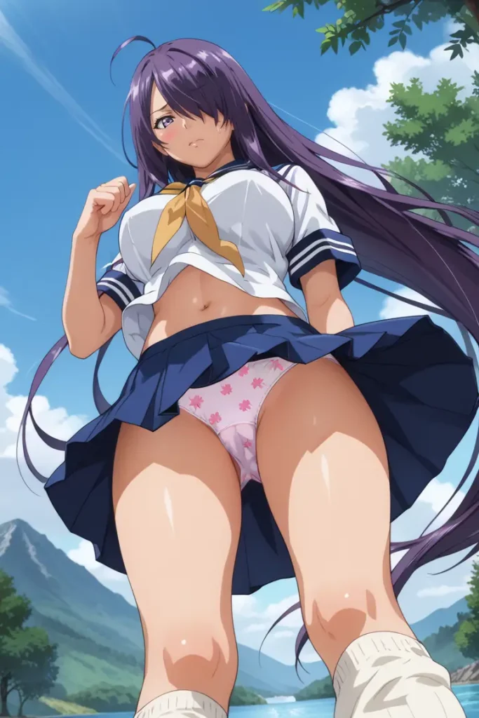 一騎当千の関羽のパンチラエロ画像42枚目