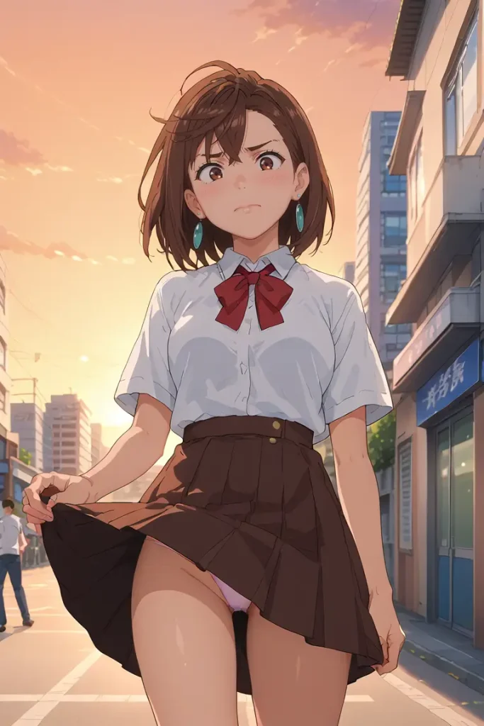 ダンダダンの綾瀬桃のパンチラエロ画像5枚目