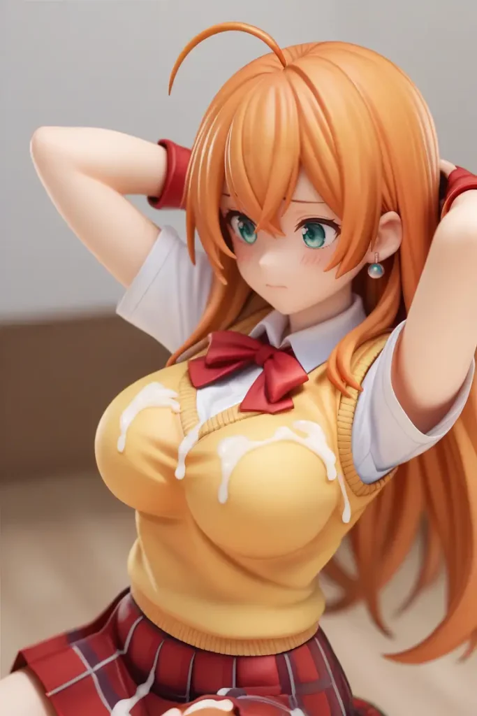 一騎当千の孫策伯符のフィギュアにザーメンぶっかけるエロ画像5枚目