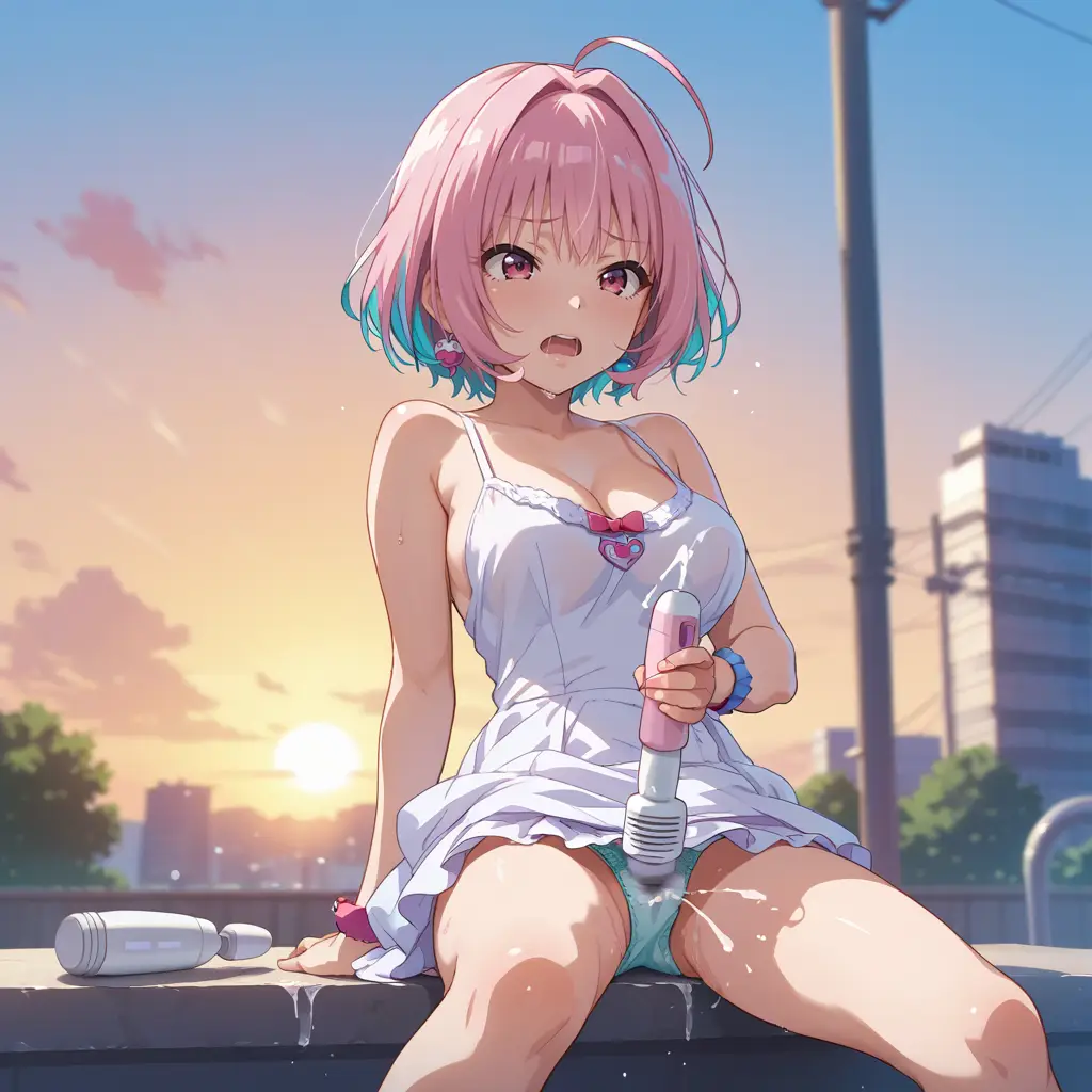 アイドルマスターの夢見りあむが潮吹きオナニーするエロ画像16枚目