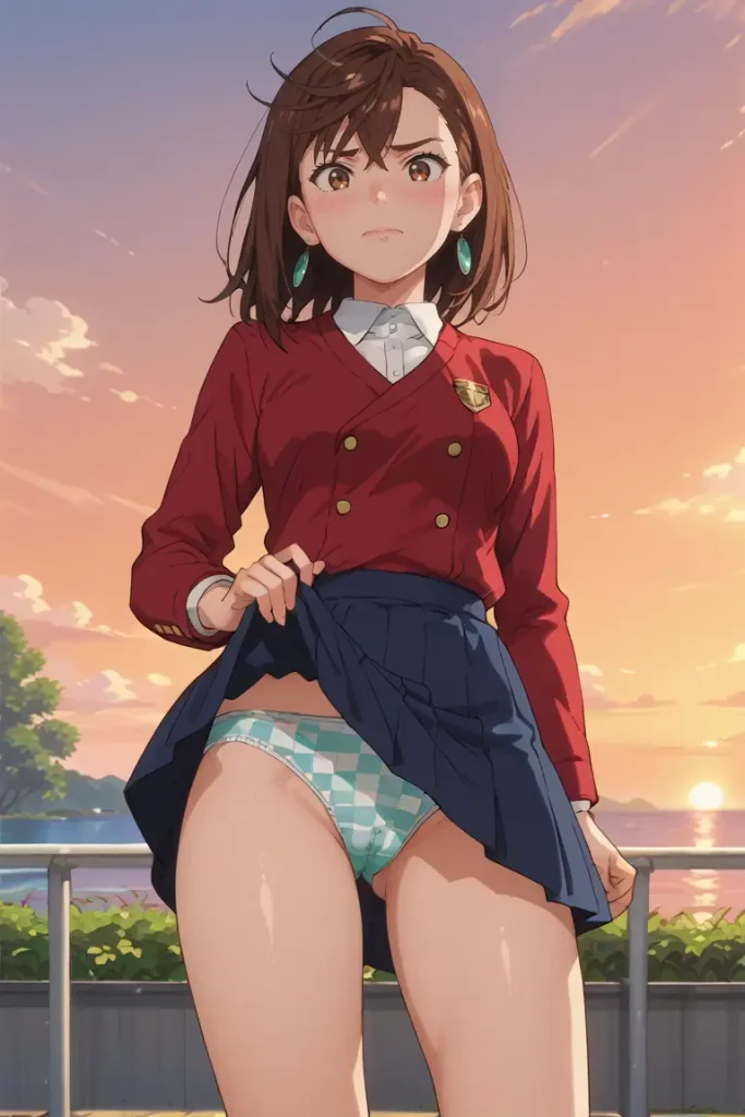 ダンダダンの綾瀬桃のパンチラエロ画像18枚目
