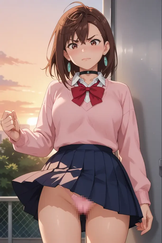 ダンダダンの綾瀬桃のパンチラエロ画像20枚目