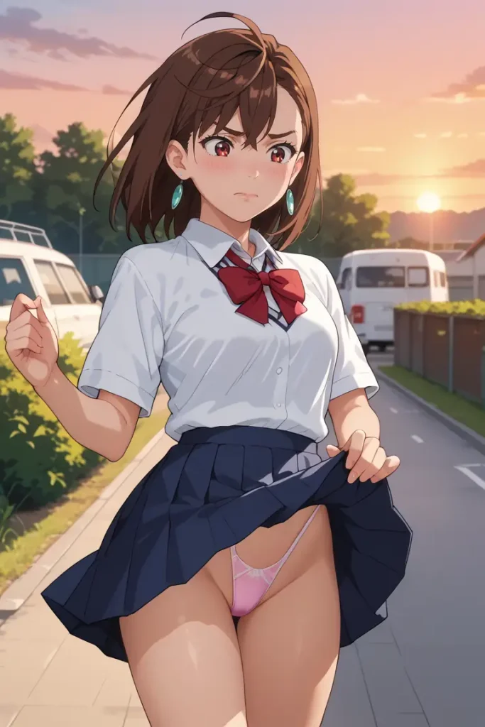 ダンダダンの綾瀬桃のパンチラエロ画像25枚目