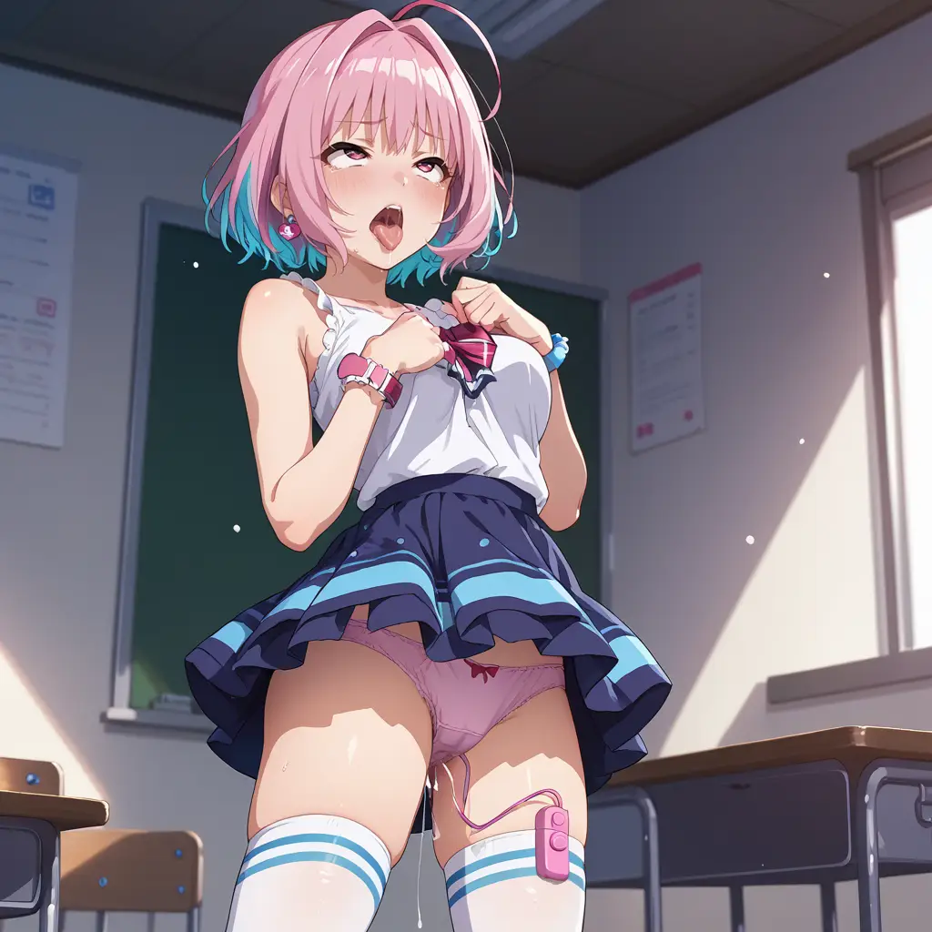 アイドルマスターの夢見りあむが潮吹きオナニーするエロ画像25枚目