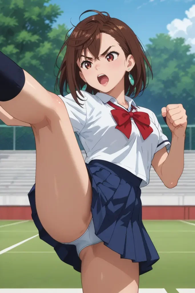 ダンダダンの綾瀬桃のパンチラエロ画像31枚目