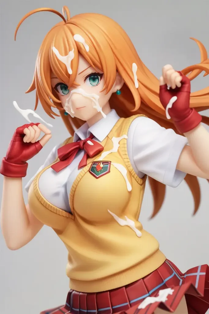 一騎当千の孫策伯符のフィギュアにザーメンぶっかけるエロ画像40枚目