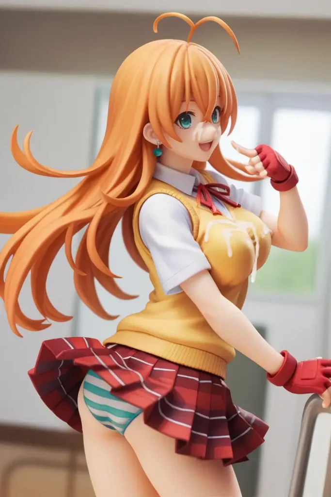一騎当千の孫策伯符のフィギュアにザーメンぶっかけるエロ画像43枚目