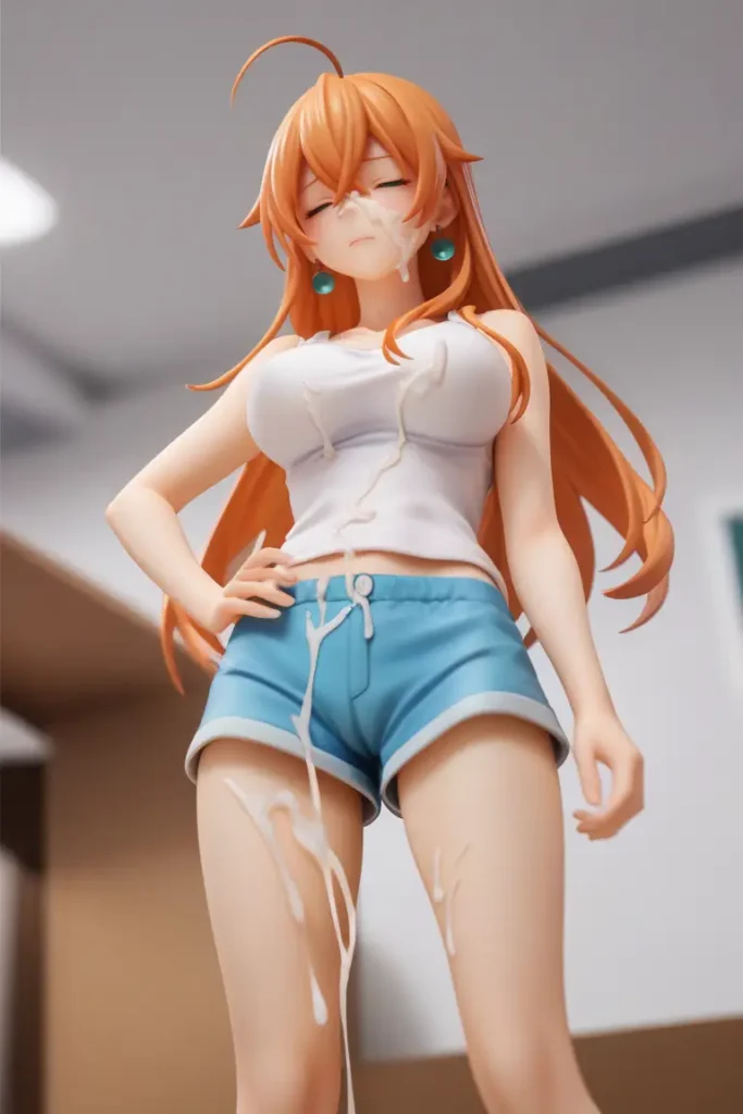 一騎当千の孫策伯符のフィギュアにザーメンぶっかけるエロ画像45枚目
