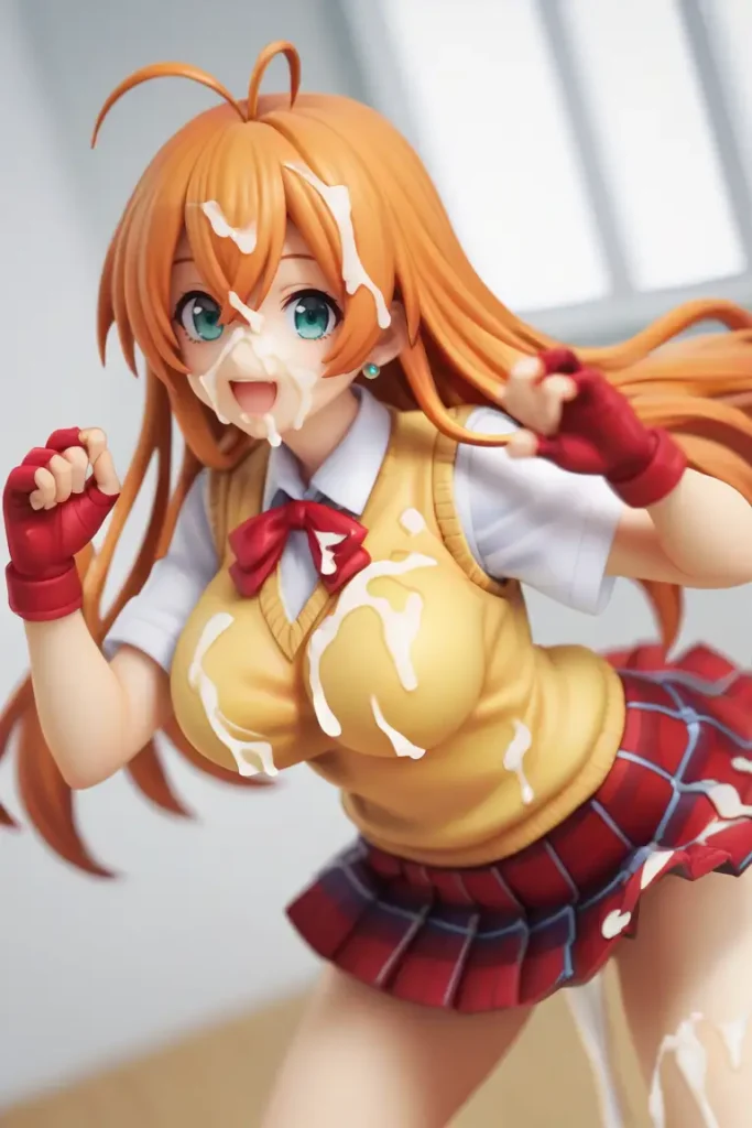 一騎当千の孫策伯符のフィギュアにザーメンぶっかけるエロ画像49枚目
