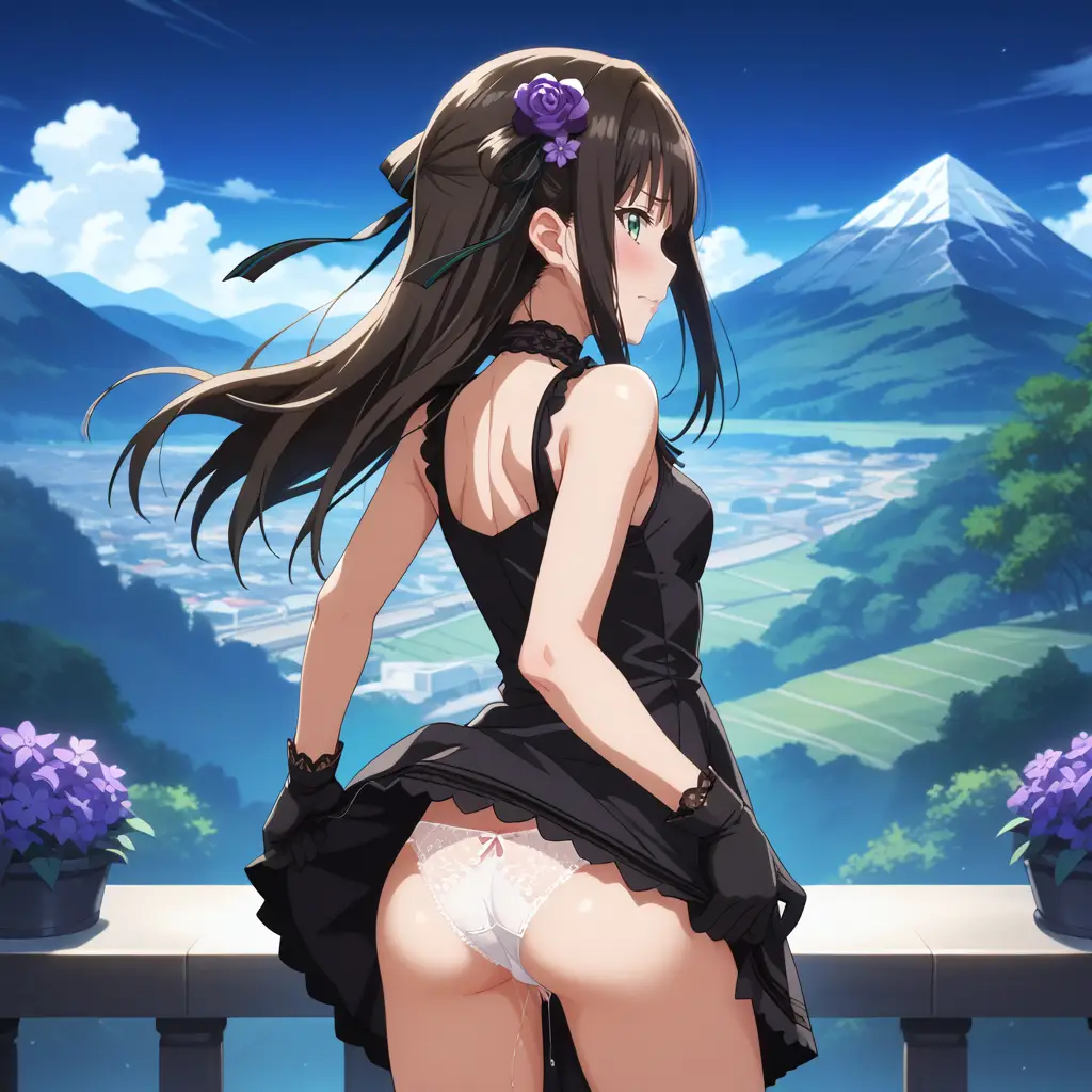 アイドルマスターの渋谷凛のお尻にフォーカスしたエロ画像54枚目