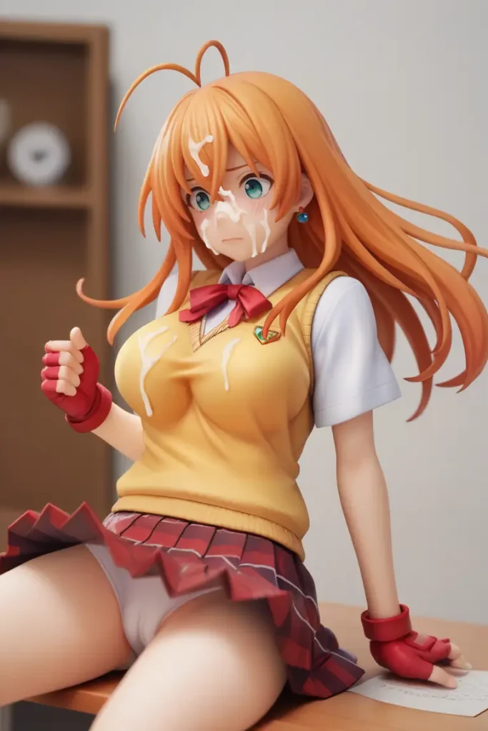 一騎当千の孫策伯符のフィギュアにザーメンぶっかけるエロ画像59枚目