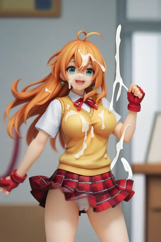 一騎当千の孫策伯符のフィギュアにザーメンぶっかけるエロ画像66枚目