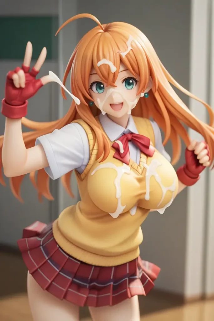 一騎当千の孫策伯符のフィギュアにザーメンぶっかけるエロ画像73枚目